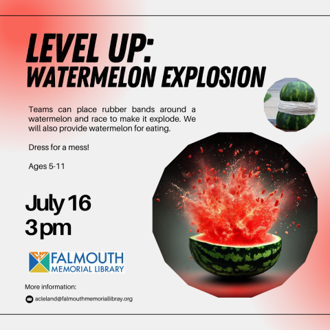 photo of exploding watermelon