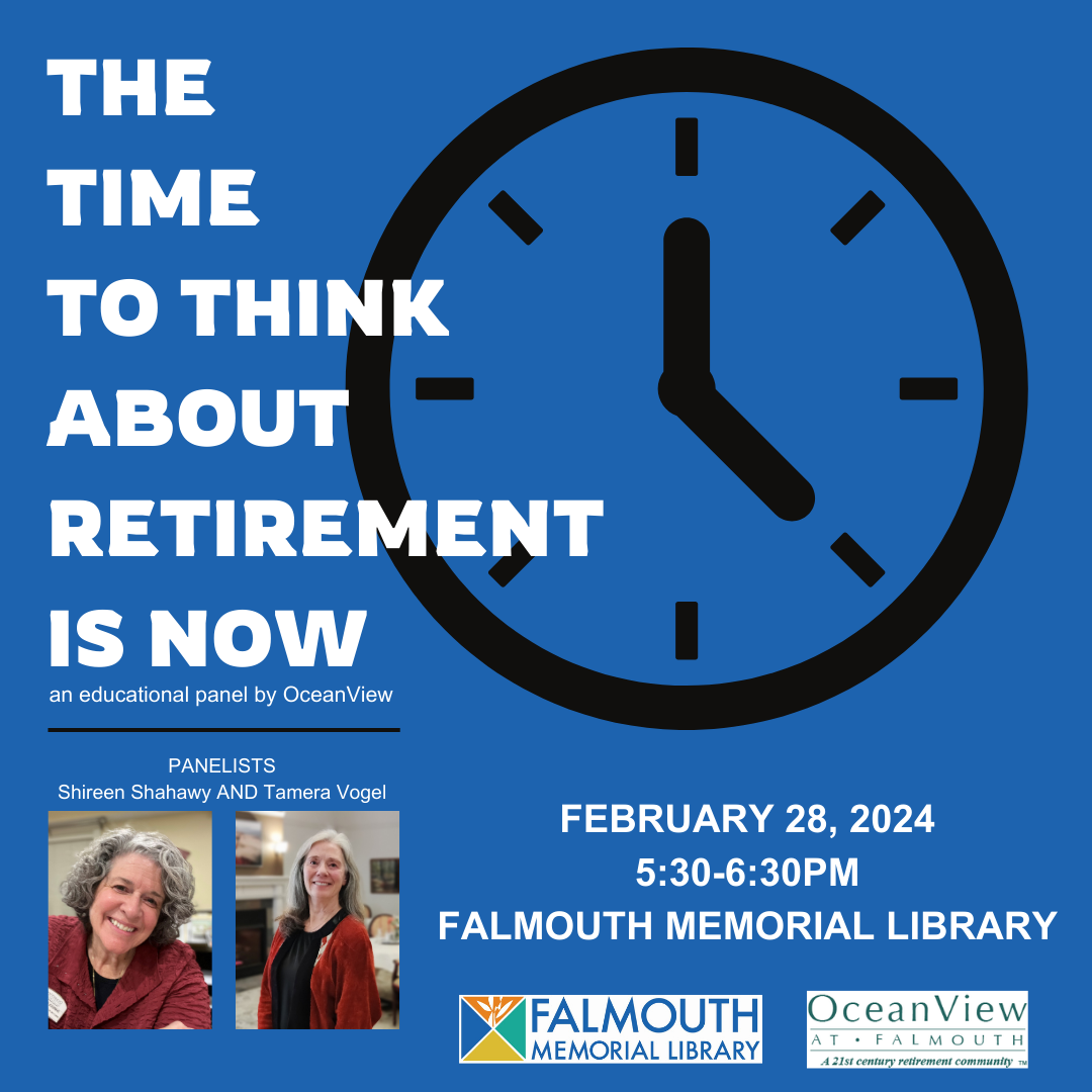 clock with words the time to think about retirement is now