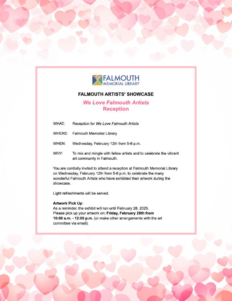 invitation to falmouth artists showcase