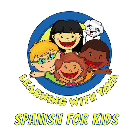 a cartoon of multiracial kids smiling in a blue circle